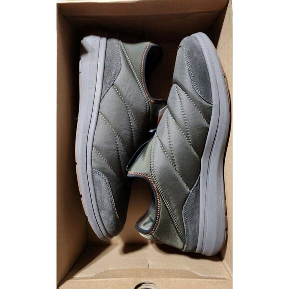 Florsheim Men's Size 12M Java Moc Nylon Olive/Olive Slip-ons Comfort Tech Insole - Picture 12 of 15